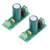 2 Stück Spannungsreglerplatine Einstellbares Volt Stromversorgungsmodul Hochleistungsfilter AC40V