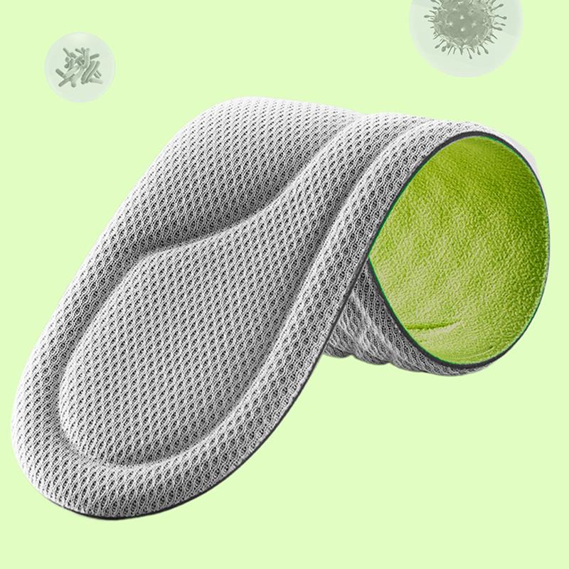 Summer Deodorizing Sports Shoes Insoles, Sweat Absorbing And Breathable Insoles
