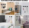 2Pcs Polished Bathroom Towel Hooks Stainless Steel Coat Robe Hook Wall Hanger with Screws Towel Rack Hang Hook for Hotel Kitchen