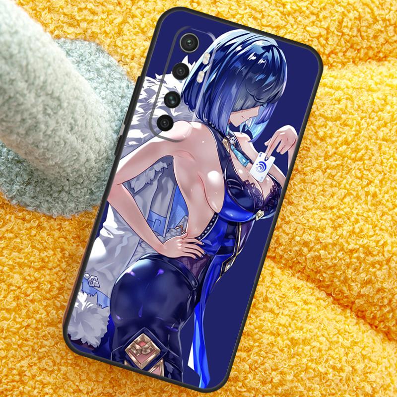 Genshin Impact Yelan Case For Xiaomi 15 14 Ultra 13T 14T 15T 17 Pro Max Cover For POCO X7 F8 Pro X3 X5 X6 F5 F6 F7