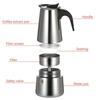 Portable Household Coffee Utensil Set Espresso Mocha Pot With Small Electric Stove Stainless Steel Coffee Pot