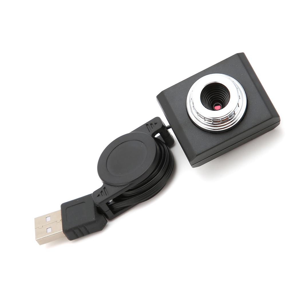Webcam USB2.0 480P High Resolution Automatic White Balance Computer Camera for Web Conference Video Chat