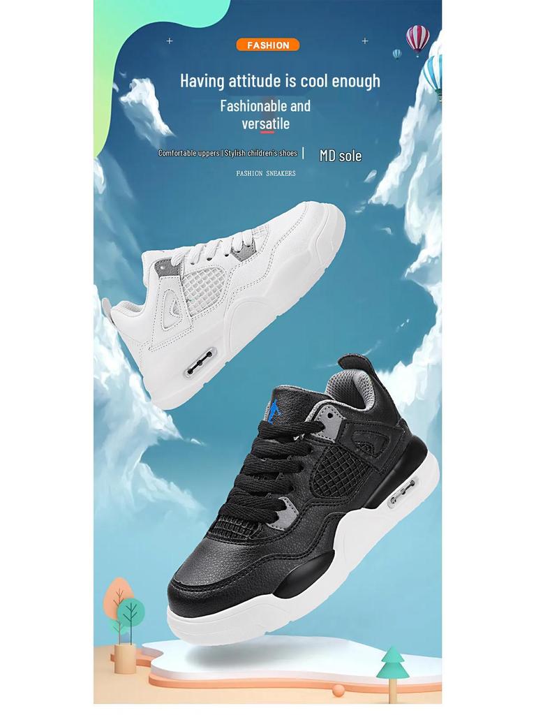 2025 Frühling/Sommer Kinder rutschfeste Basketball- und Freizeitsport-Schuhe