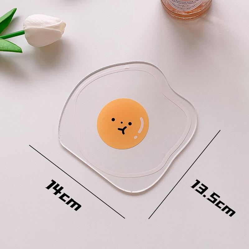 Chang Baosen Niedliches Cartoon Acryl Untersetzer Set