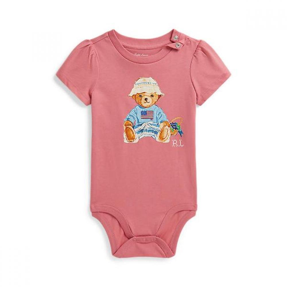 Polo Ralph Lauren Baby Girl Polo Bear Bodysuit Model  Cwpoopcf1m20073650 9M