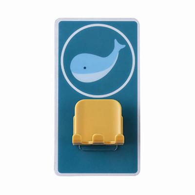 Toothbrush Hook Wall Mounted Self Adhesive Plastic Toothbrush Holder for Bathroom