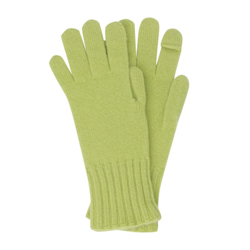 LE CASHMERE Cashmere Basic Gloves (Light Green) D7HAW25001GRL