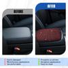 Car Center Console Cover, 12" × 8.66" Diamond Auto Center Console Protectiv Red