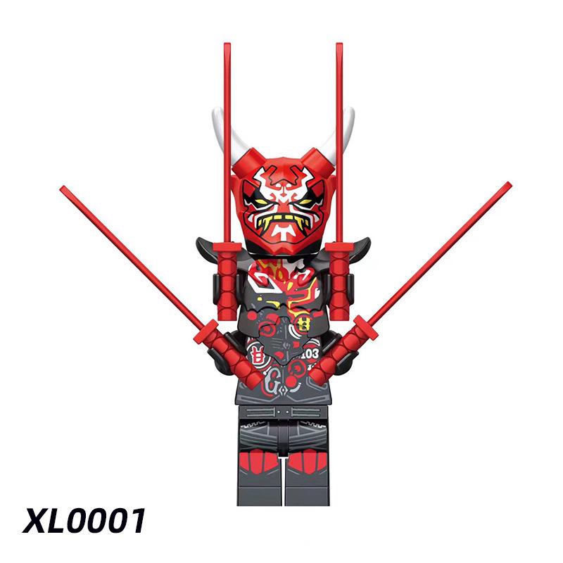 XL0001-0005 Compatible Moro Omega Ninja Minifigure for Phantom Series Snake Monster Block Set Bagged