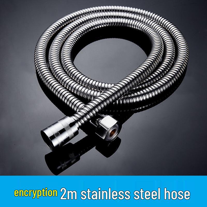 1.5/2m Stainless Steel Explosion-Proof Shower Hose with Universal Rain Shower Head