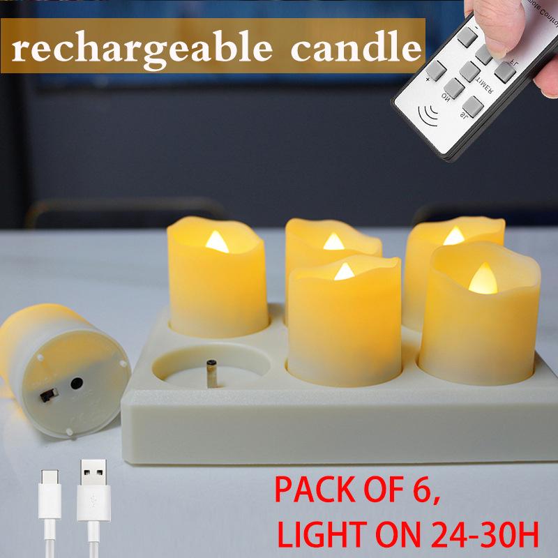 Remote-Control USB Candle Lamp with Timer – Ideal for Birthdays, Weddings, and Festive Decor