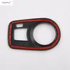 Front Central Control Water Cup Holder Panel Decoration Cover Trim For MG 4 EV  2024 ABS Carbon Fiber Accessories Interior