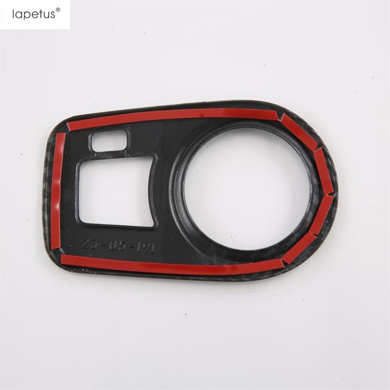 Front Central Control Water Cup Holder Panel Decoration Cover Trim For MG 4 EV  2024 ABS Carbon Fiber Accessories Interior