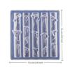 Ribbon Bow Nail Art Mold Silicone Cartoon Bowknot Pattern Nail Art Decorations Nail Polish Filling Mold Relief Design Manicure