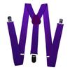 Unisex Y Back Suspenders 3 Clips Adjustable Elastic Braces