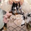 Cats Plush Dolls Pendant Raccoon Dog Zoo Animals Plush Keyring Plush Keychain  Decorative Item
