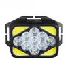 Super Helles COB Stirnlampe 9 11 12 Lichtperlen 2000 Lumen Scheinwerfer Wandern Camping Angeln Tragbar Arbeits-Stirnlampe Taschenlampe