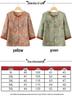 Grandma's Summer Three-Quarter Sleeve Top for Elderly Women