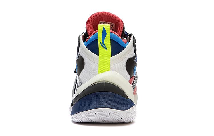 Li Ning YOUNG Premium 2.5 Low top Children's Basketball Shoes Black White Blue YKBS048-1