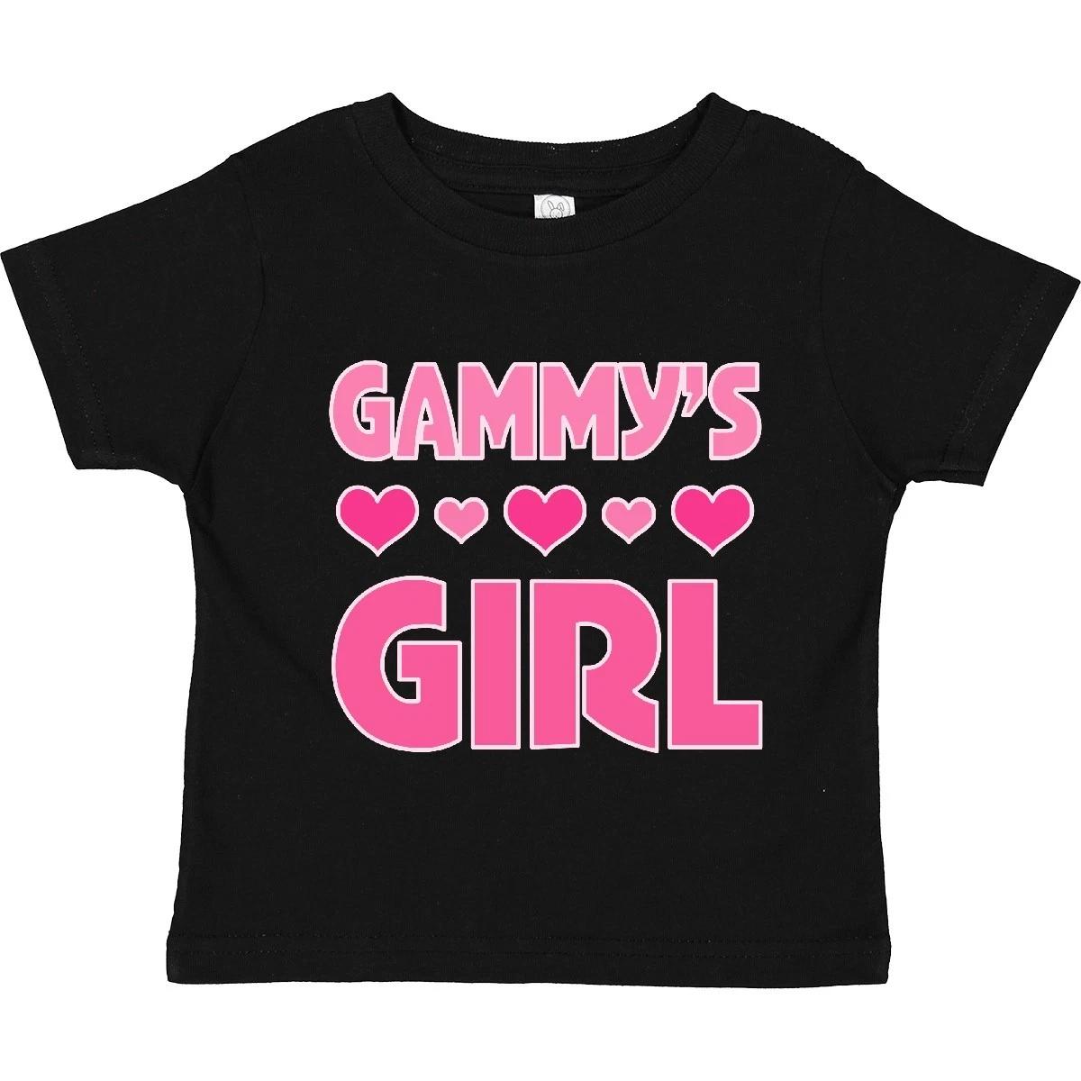 

Inktastic Gammy Girl Granddaughter Toddler T-Shirt Grandkids Clothing Child Kid 130