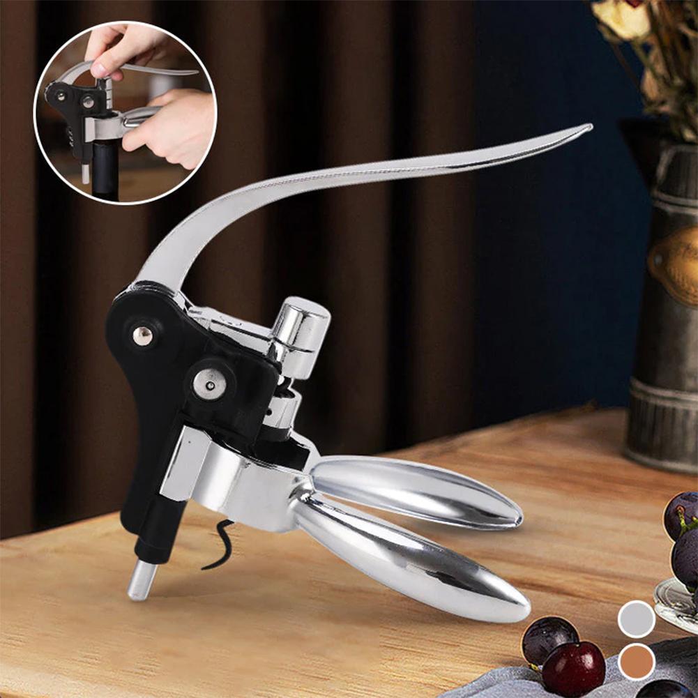 Red Wine Bottle Opener,Zinc Alloy Professional Beer Corkscrew with Ergonomic Handle,Multifunctional Wine Cork Removal Tools