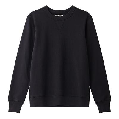 Color Pullover Round Neck Men's Simple SweaterAutumn Round Neck Sweater Black Solid Color Pullover Round Neck Men's Simple Sweater