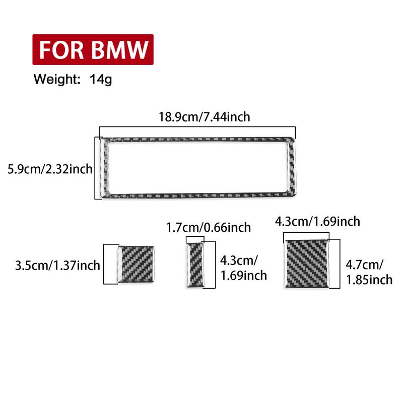 Carbon Fiber Car Accessories Trunk Hooks Modified Interior Trim Cover Sticker For BMW 4 Series 4 Door G22 G23 G26 -2025