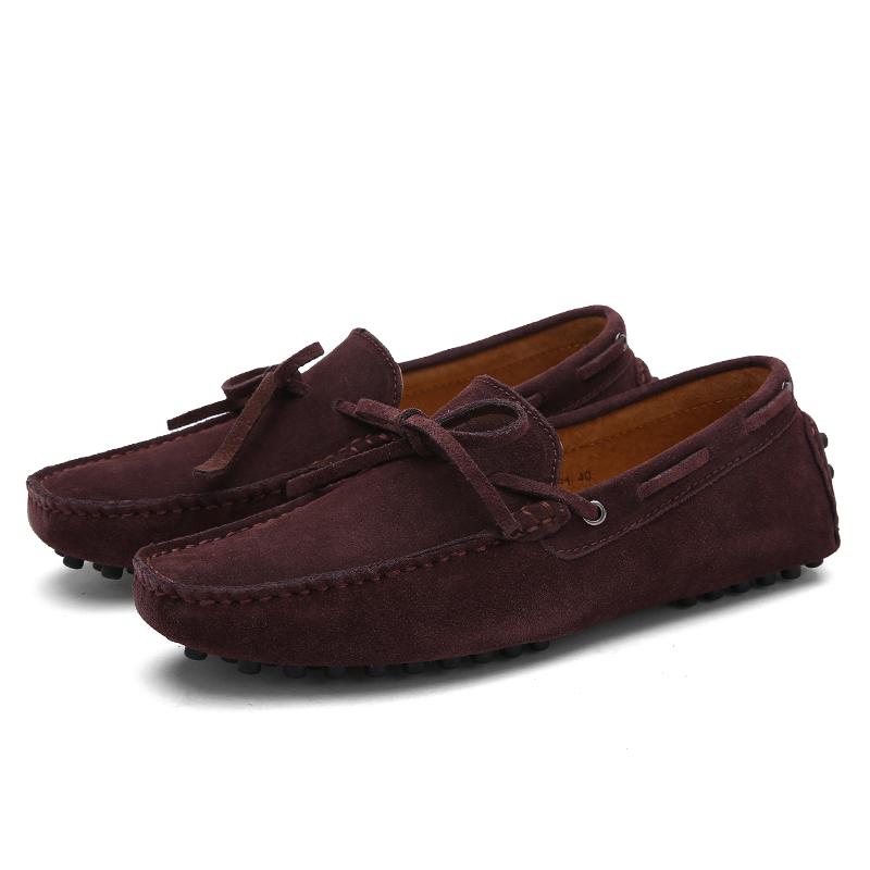 2024 Leather Male Comfortable Casual Shoe All-match Mens Slip on Shoes Summer Handmade Men's Driving Shoes Classic Loafers Men
