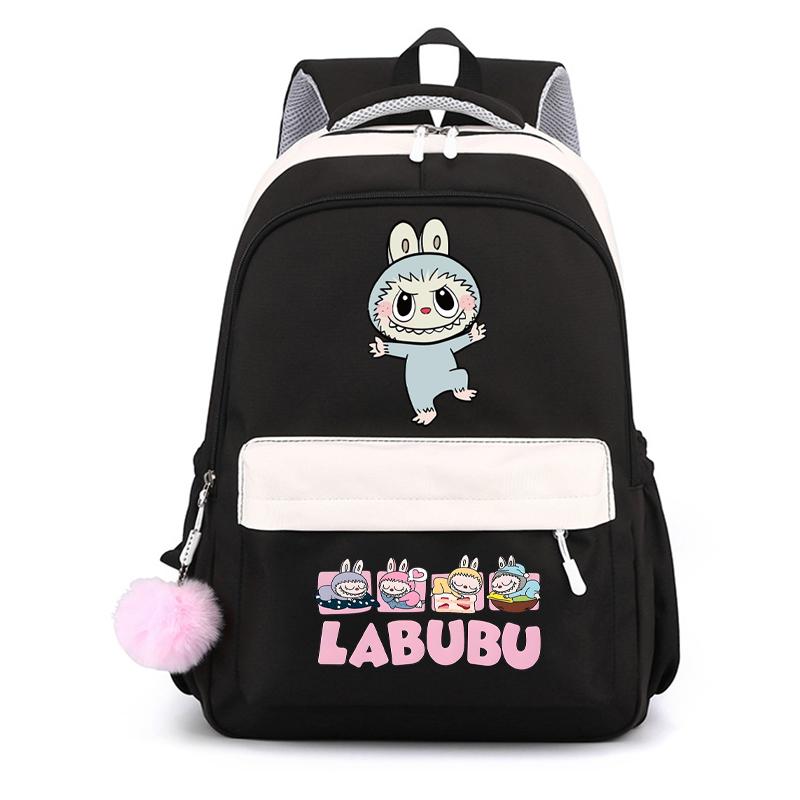 Cute Cartoon Printed Backpack Student Kid Schoolbag Women Large Capacity Waterproof Bookbag Kid Birthday Gift Travel Bag