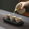 Travel Kung Fu Tea Set Portable Outdoor Camping Tea Drinking Equipment Ceramic Quick Customer Cup