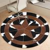 Pentagram Round Rug Suitable For Office Reception Office Chair Protection Carpet And Also Suitable For Gifts To Relatives And Friends