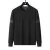 Men's Air Cotton Plus Size Long Sleeve Round Neck Hoodie for Spring and Autumn Casual Running Sportswear