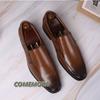 Classic Business Men's Dress Shoes Fashion Elegant Formal Wedding Shoes Slip on Office Oxford Shoes Men Luxury Anti Slip Autumn