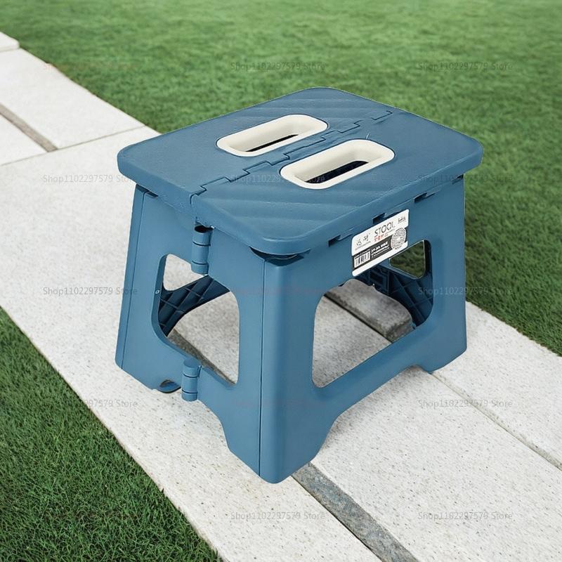 New Adult Children Portable Folding Stool Thickened Plastic Saddle Chair For Outdoor Activities And Fishing