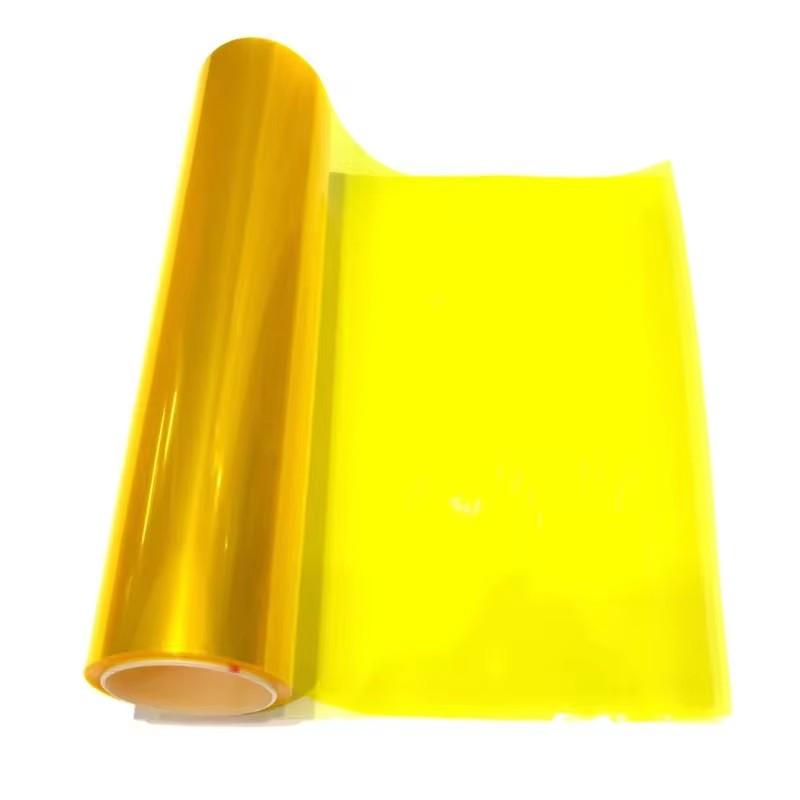 Yellow Car Light Headlight Taillight Tint Vinyl Lamp Film Sticker Sheet Color-Change Smoke Matt Rear Fog Sticker