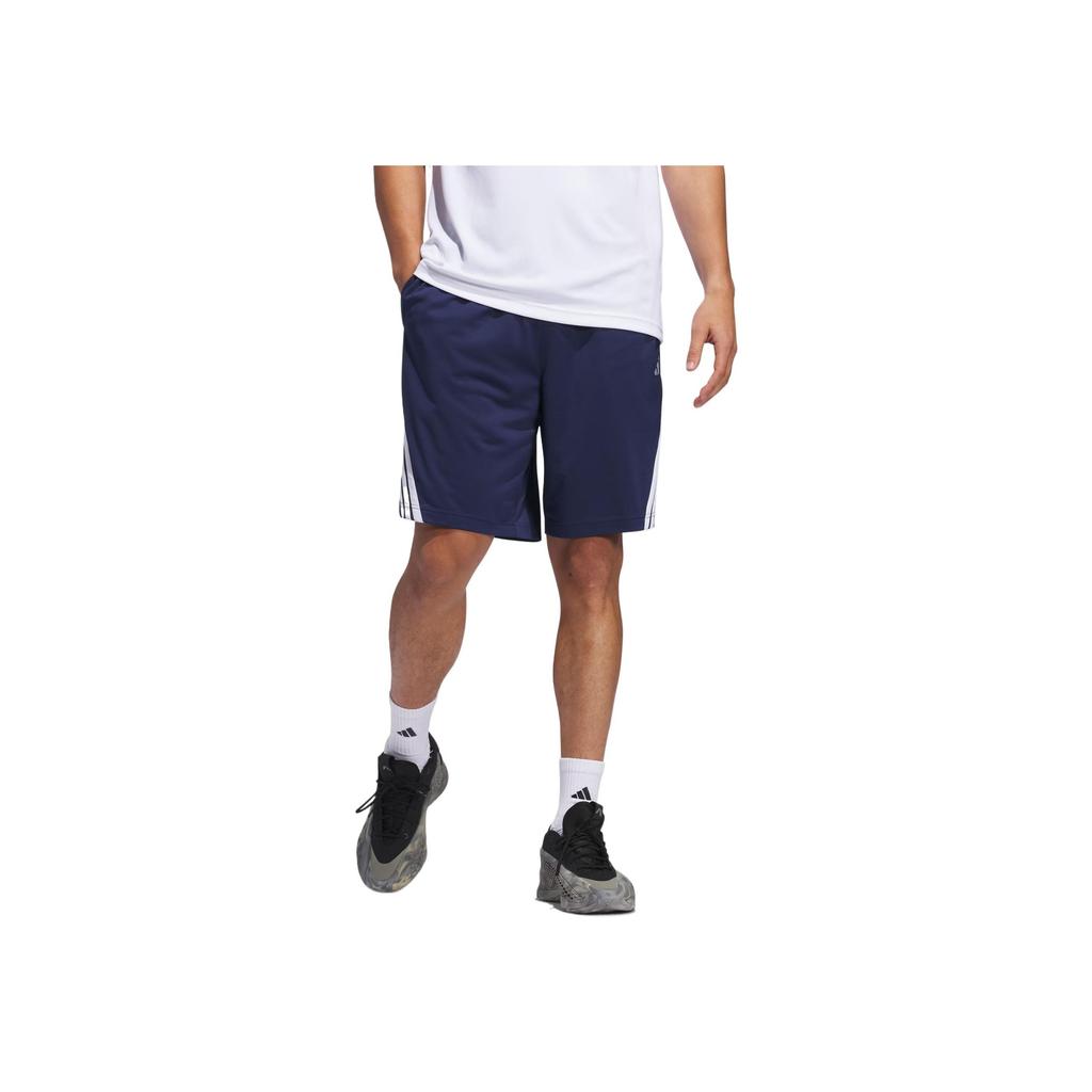 Adidas Comfortable Stylish Aesthetic Simple Loose Basketball Shorts Men Shorts Dark-Blue JN4737