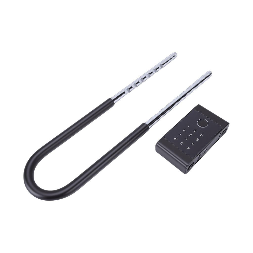 Smart U Lock Long Shackle Bike Gate Lock Support Fingerprint Password IC Card Fast Recognition Compatible with Tuya 300