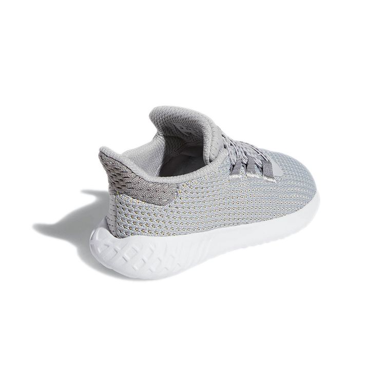adidas Originals Tubular Dusk El I Round Toe Lace-Up Slip-Resistant Durable Breathable Low-Top Walking Shoes Baby Shoes Gray B42060