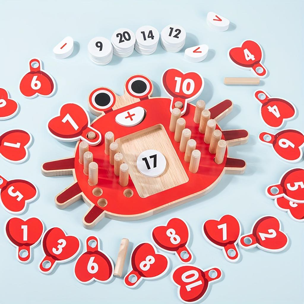 A Disk For Addition And Subtraction, A Crab For Number Operations, Learning With Numbers