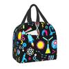Custom Science Chemistry Laboratory Lunch Bag Men Women Thermal Cooler Insulated Lunch Boxes for Kids School Children
