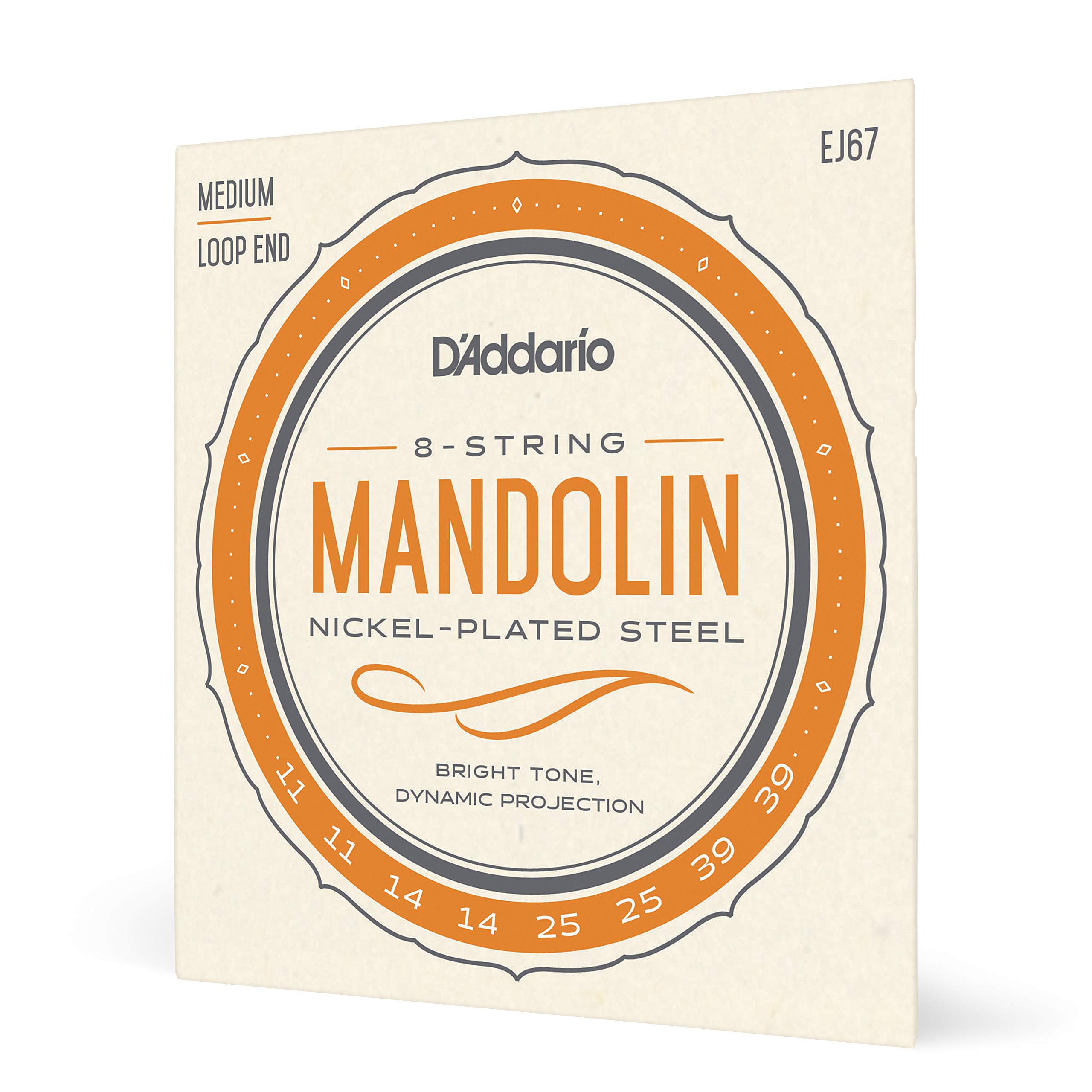 

D Addario Mandolin Strings, Nickel, Medium, .011-.039, EJ67