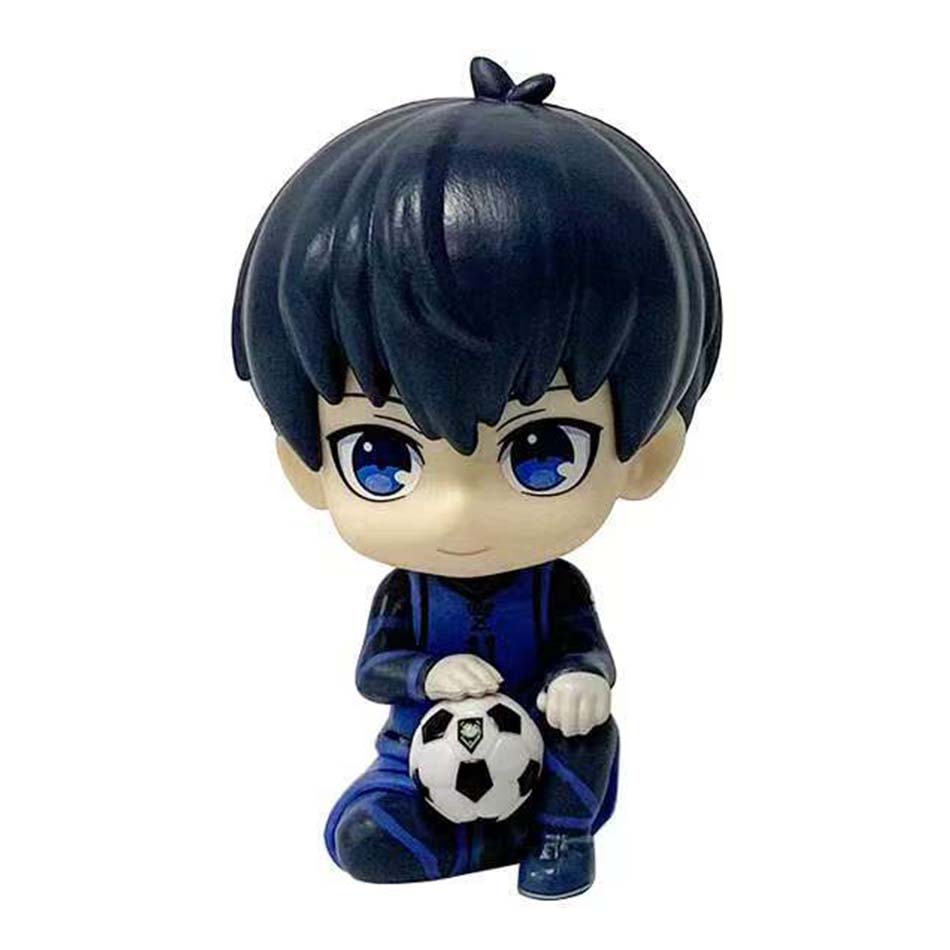 BLUE LOCK Action Figures Isagi Yoichi Bachira Meguru Anime Figure Q Version Figurine PVC Collectible Model Kids Doll Toys Gifts