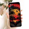 Pour Samsung Galaxy S20 S20+ S20FE Étui de téléphone Peinture Plage Crépuscule Mode Pour Samsung S 20 S20 FE 5G 4G Pare-chocs Souples en Silicone