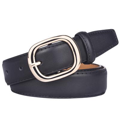 Belt, Ladies Jeans Belt, Decorative Style Black Summer Belt