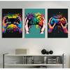3pcs/set Gaming Graffiti Gamepad Earphone Funny Wall Art Canvas Poster Gamer Room Wall Decor Prints Modern Living Room Posters