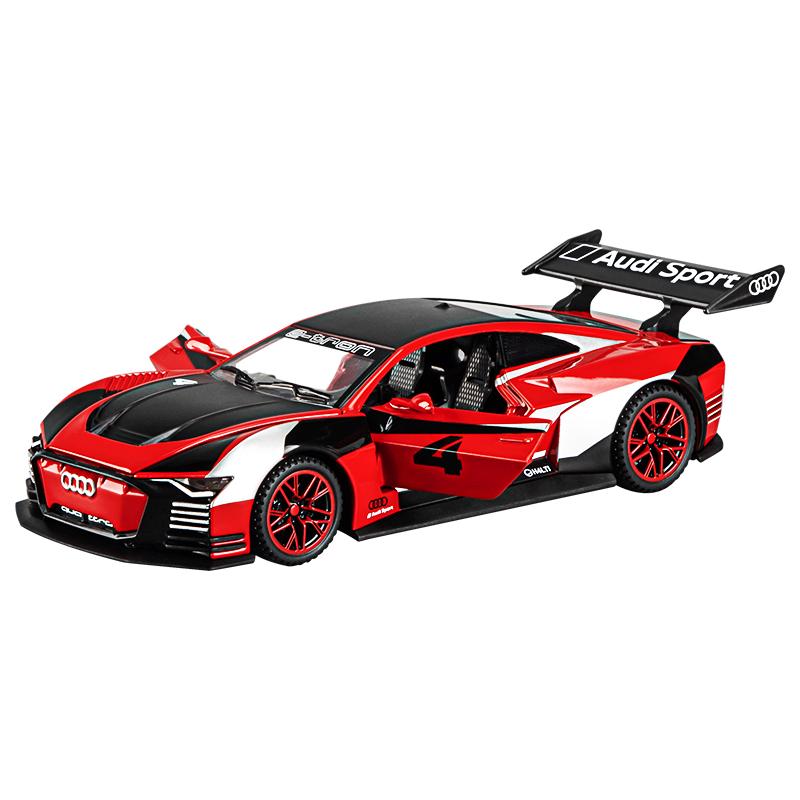 1/32 Scale GT E-tron Vision Alloy Car Model Sound and Light Simulation Car Decoration Collection Child Toy Gift