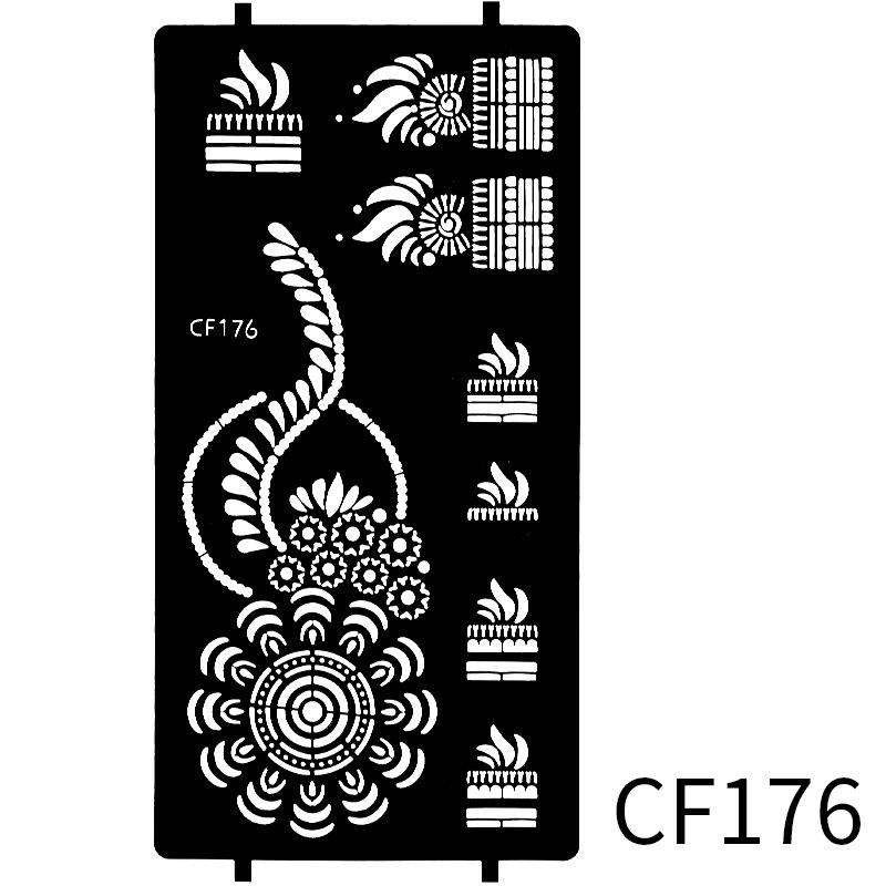 Beauty Sticker Inkjet Tattoo Sticker Indian Hollow Template Tattoo Sticker