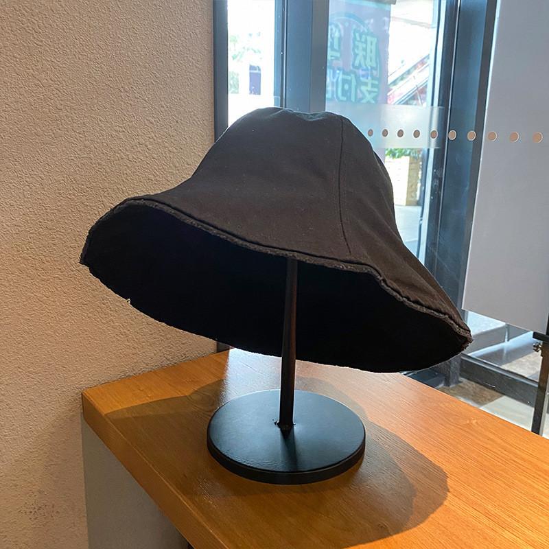 

Chic Fisherman Beige Hat With Wide Brim Perfect For Summer Sunshade And Protection Sun чёрный