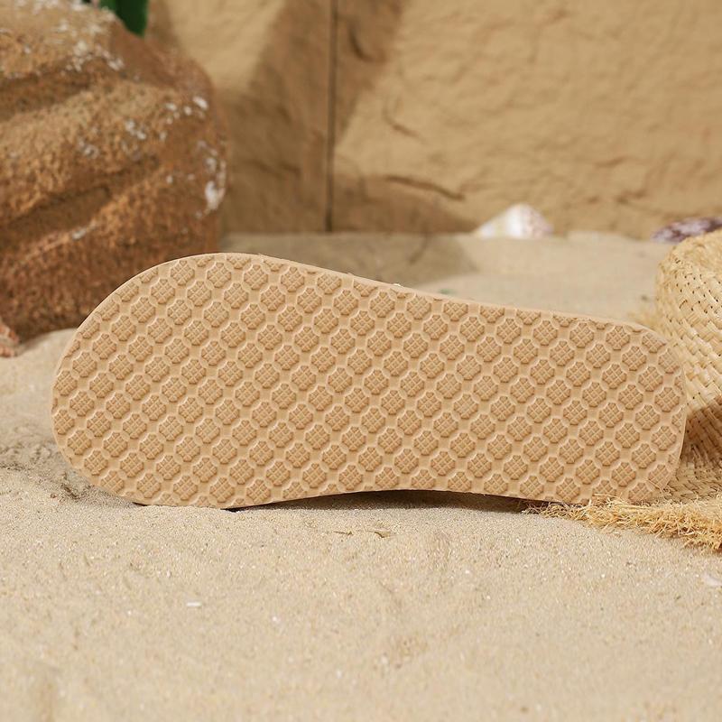 Ladies Platform Shoes Flip Flops Beach Slippers Bohemian Sandals Women Indoor Bedroom Flat Slipper Footwear