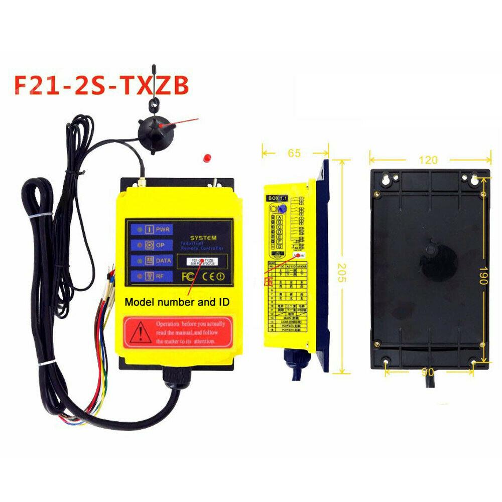 F21-2S-TXZB Remote Control Switch for mud pump 1 Transmitter and 1 Receivers